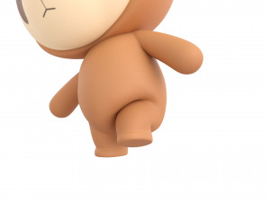 Character149 Rigged Sloth Modello 3D