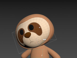 Character149 Rigged Sloth Modello 3D