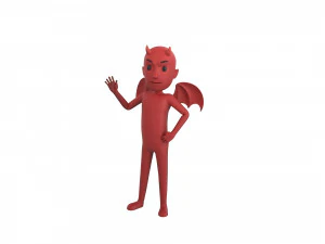 Character150 조작된 악마 3D 모델