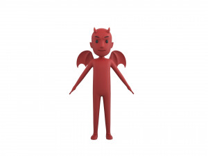 Character150 Rigged Devil 3Dモデル