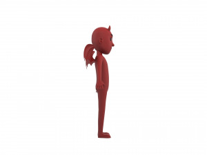 Character150 Rigged Devil 3Dモデル
