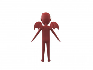 Character150 Rigged Devil 3Dモデル