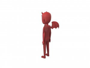 Character150 Rigged Devil 3Dモデル
