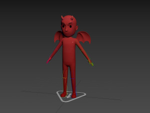 Character150 Rigged Devil 3Dモデル