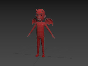 Character150 Rigged Devil 3Dモデル
