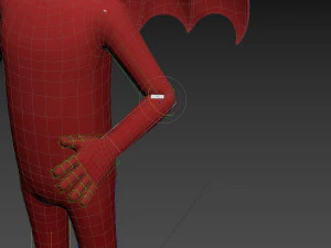 Character150 조작된 악마 3D 모델