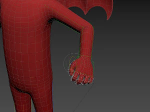 Character150 조작된 악마 3D 모델