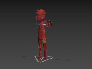 Character150 Rigged Devil 3Dモデル