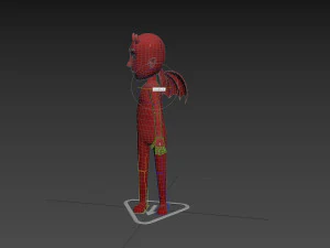 Character150 조작된 악마 3D 모델