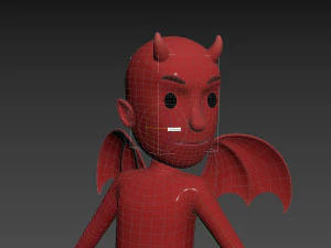Character150 조작된 악마 3D 모델