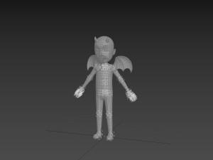 Character150 Rigged Devil 3Dモデル