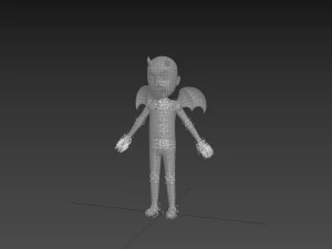 Character150 조작된 악마 3D 모델