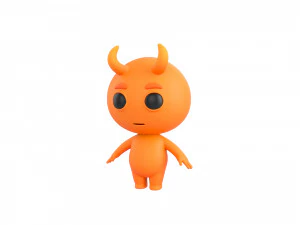 Personagem 151 Diabo Modelo 3D