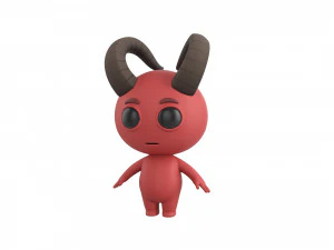 Personagem 153 Diabo Modelo 3D