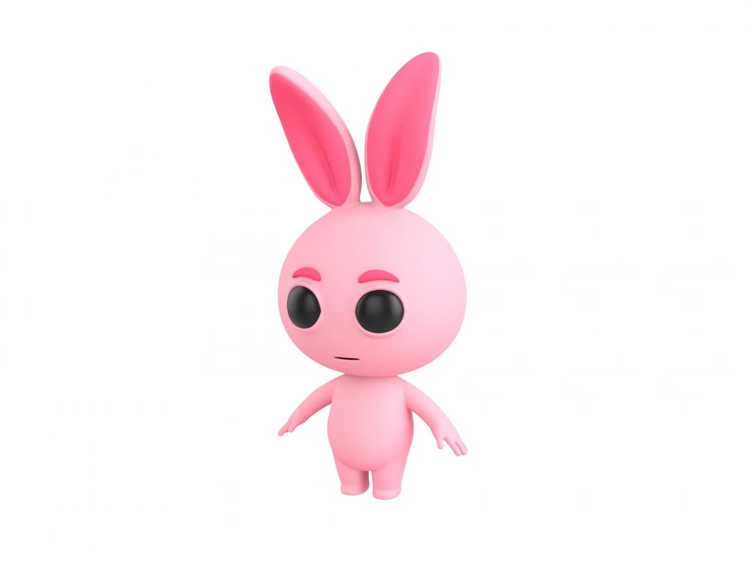 Character154 Monster 3D Model .c4d .max .obj .3ds .fbx .stl .blend 