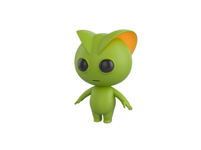 Character155 Monster 3Dモデル .c4d .max .obj .3ds .fbx .stl .blend 