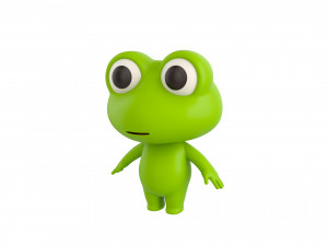 Character156 Frog 3D Model