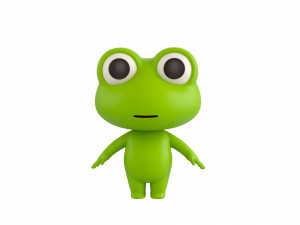 Character156 Frog Model 3D