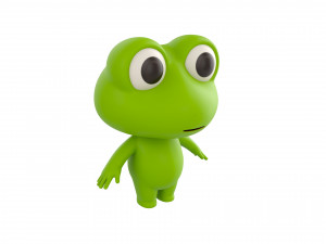 Character156 Frog Model 3D