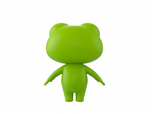 Character156 Frog Model 3D