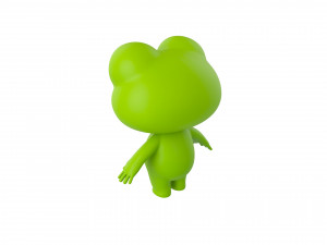 Character156 Frog Model 3D