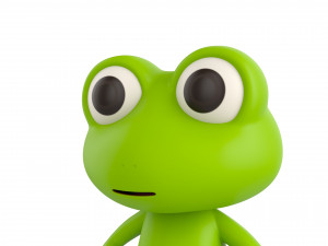 Character156 Frog Model 3D