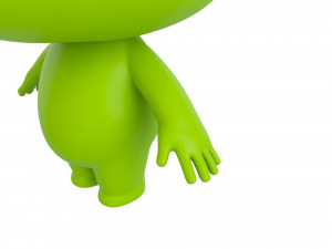 Character156 Frog Model 3D