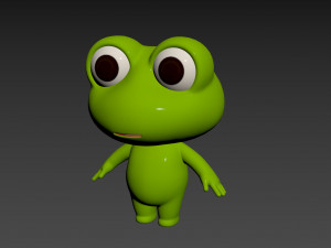Character156 Frog Model 3D