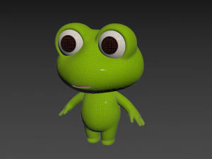 キャラクター156 カエル 3Dモデル