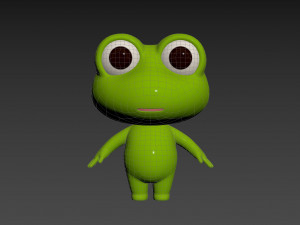Character156 Frog Model 3D