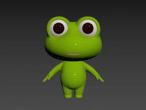 キャラクター156 カエル 3Dモデル