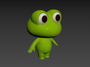 Character156 Frog Model 3D