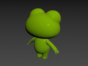 Character156 Frog Model 3D