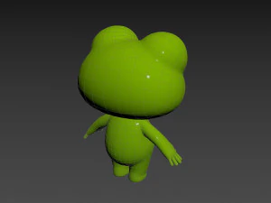 キャラクター156 カエル 3Dモデル