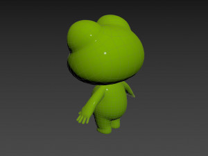 Character156 Frog Model 3D