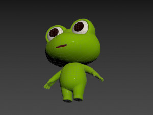 Character156 Frog Model 3D
