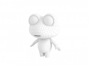 Character156 Frog Model 3D
