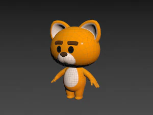 Personagem 157 Gato Modelo 3D