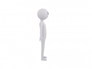Character158 Stick Man Model 3D