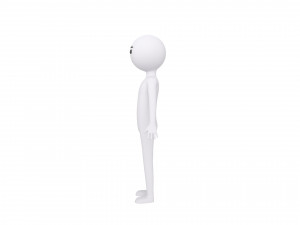 Character158 Stick Man Model 3D