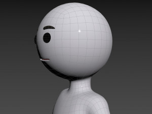 Character158 Stick Man Model 3D
