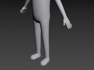 Character158 Stick Man Model 3D
