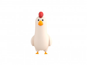 Character160 Chicken 3D 模型