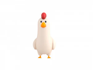 Character160 Chicken 3D Model