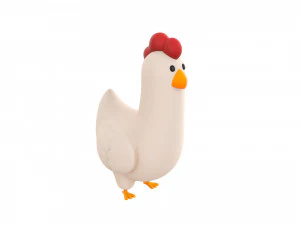 Character160 Chicken 3D Model