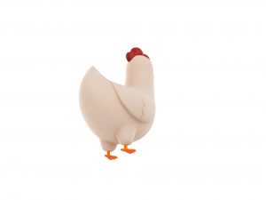 Character160 Chicken 3D 模型