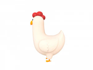 Character160 Chicken 3D Model