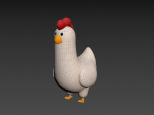Character160 Chicken 3D 模型