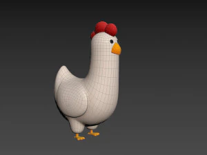 Character160 Chicken 3D Model