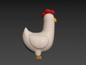 Character160 Chicken 3D Model